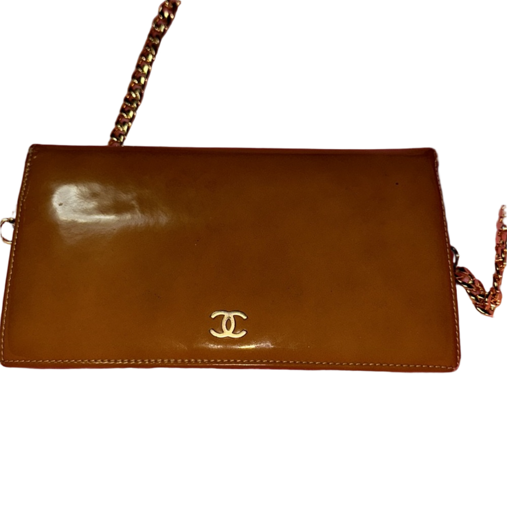 CHANEL WOC Camel Wallet on a Chain RARE Unicorn color